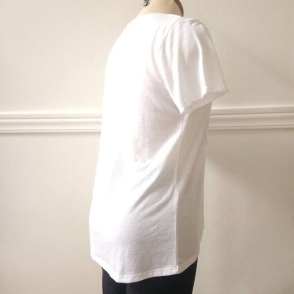 T-Shirt Disney Mickey Mouse White Red Black Short-Sleeved Women's Size - Picture 8 of 11